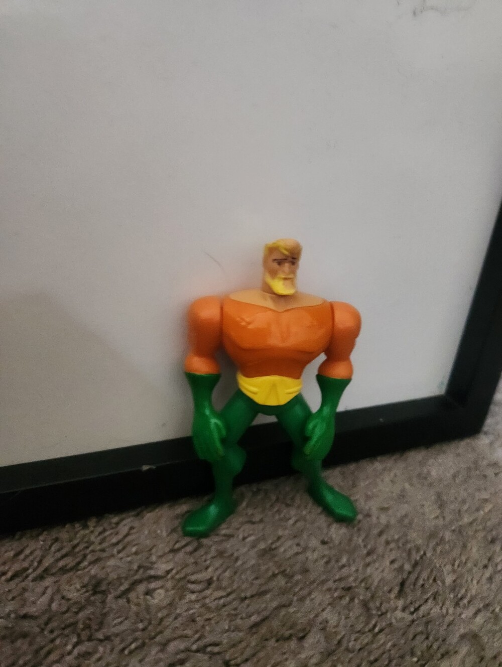 2010 DC COMICS JUSTICE LEAGUE AQUAMAN McDONALDS HAPPY MEAL 4" ACTION FIGURE